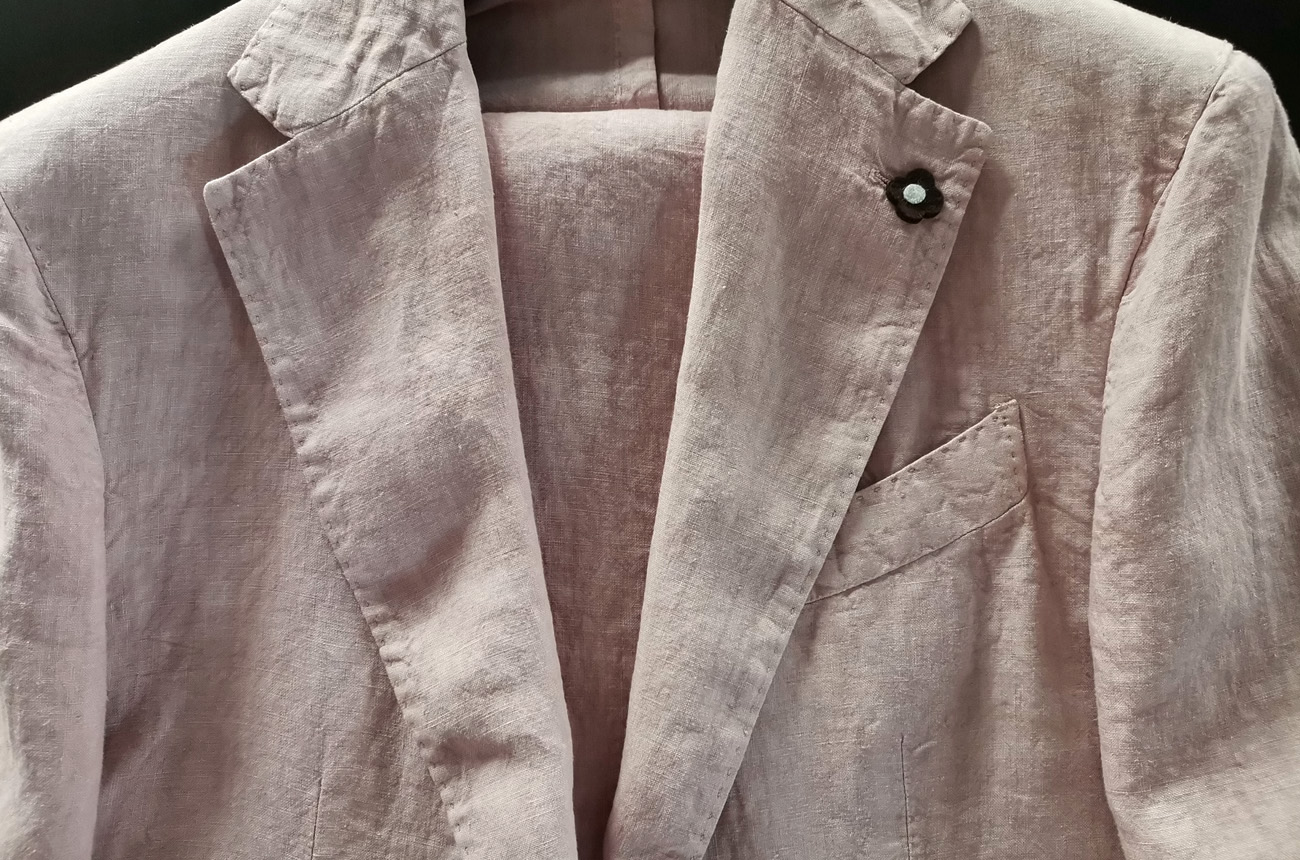 lardini giacca rosa